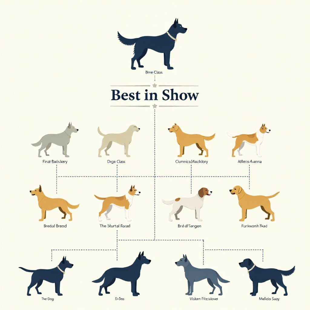 Come funziona il giudizio "Best of Breed": guida completa alle esposizioni canine